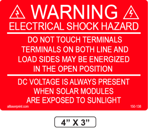 Warning Label