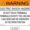 Warning label