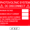 PV DC DISCONNECT